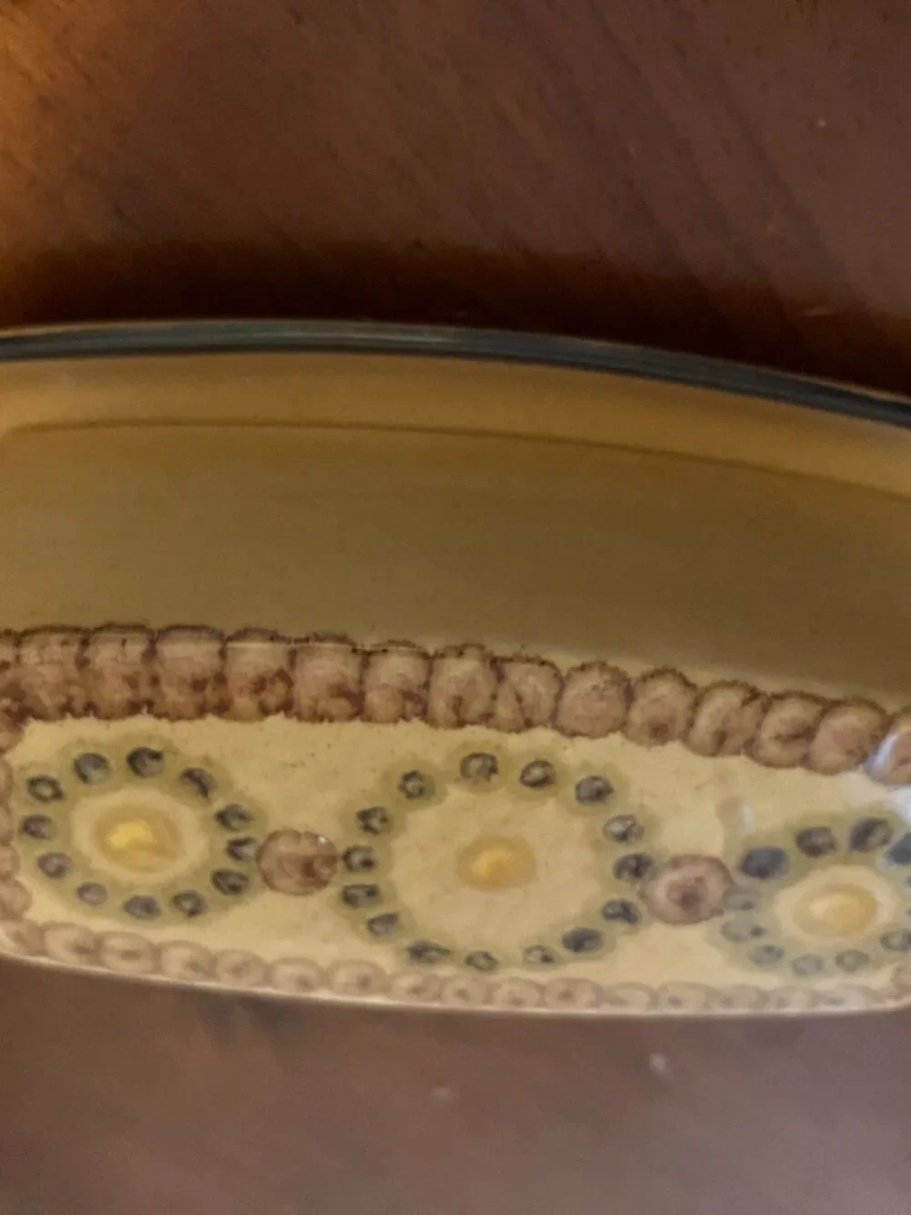 LIST AFTER AUCTION Vintage Franciscan Honeycomb Covered Butter Dish England